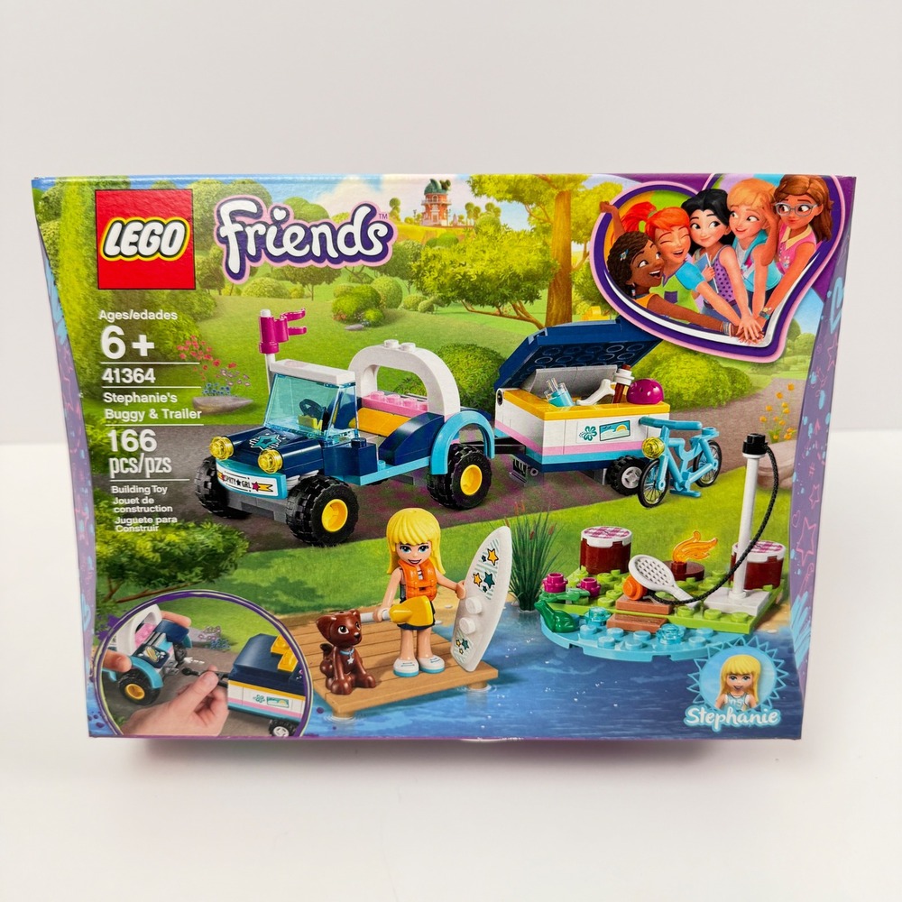LEGO Friends 41364 Stephanie's Buggy Trailer 166 Pieces New Sealed Retired